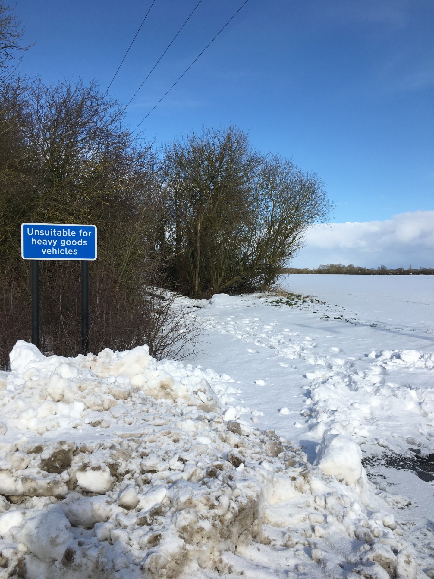 All Saints Common track on Eastern Side towards Moat Farm