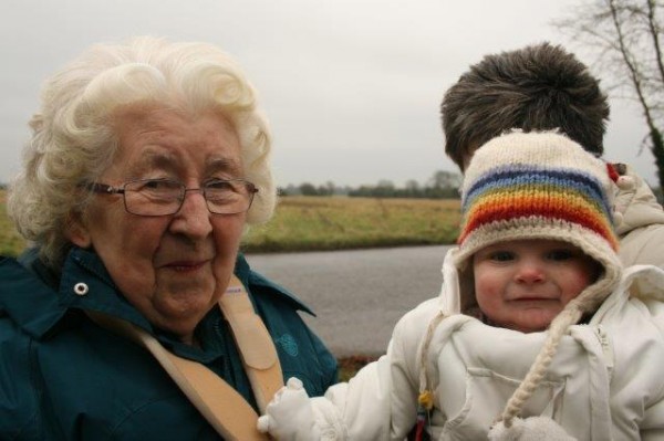 The youngest and oldest parishioners in the village