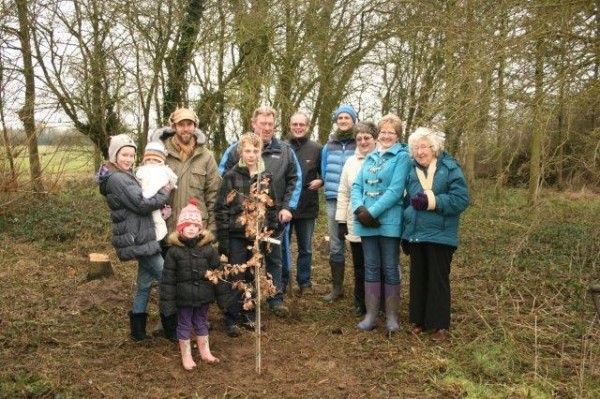 The tree is planted!